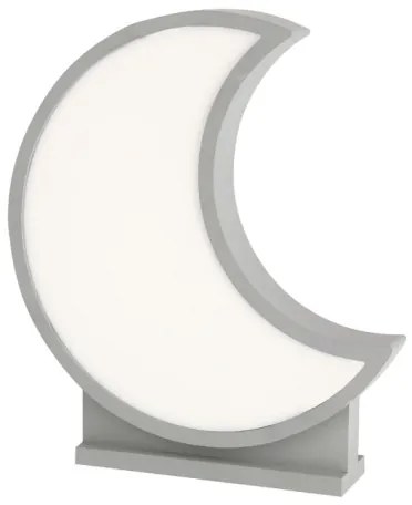 Lampă de birou pentru copii MOON LED/12W/230V, gri