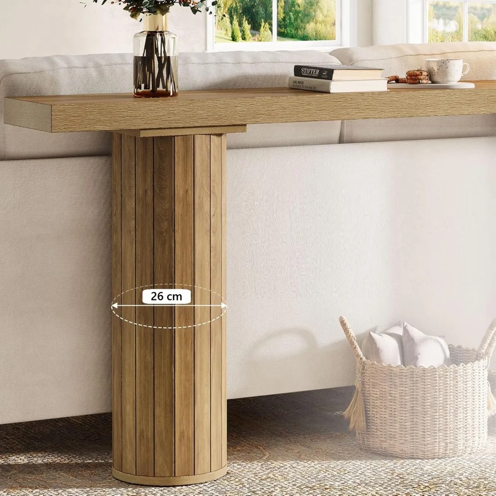 MAM15 - Masa Consola, 160 cm, masuta hol, living, dining, dormitor - Maro