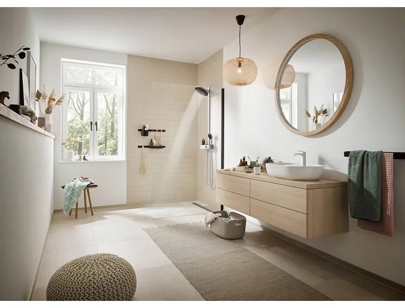 Baterie lavoar, Hansgrohe, Vivenis 110, alb mat