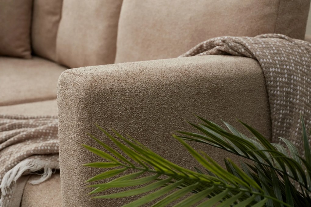 Canapea de colț Nova - Beige, Black
