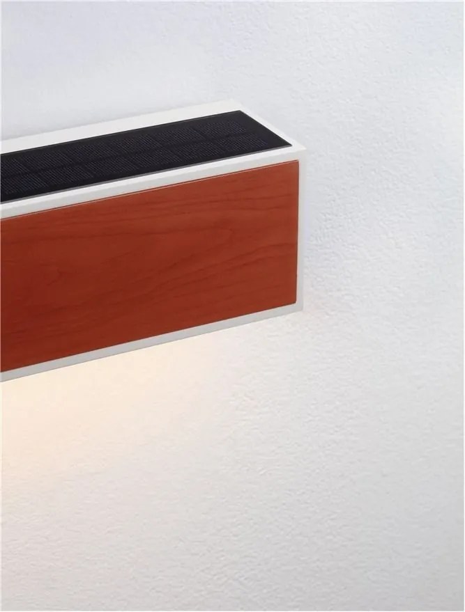 Aplica LED de exterior solara cu senzor de miscare IP65 BROWN
