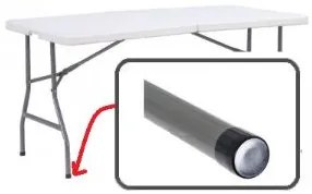 Masă pliabilă de catering 180cm negru