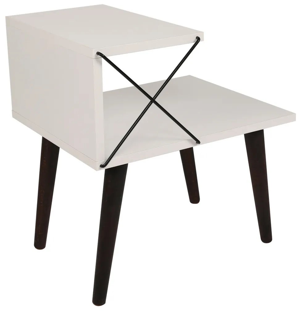Măsuță de noptieră Cross White
