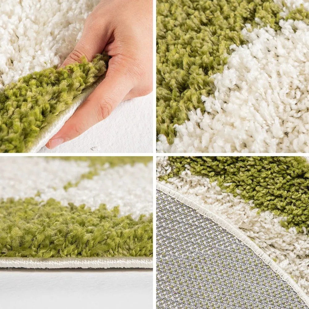 Covor pentru copii verde/crem ø 100 cm Fun – Ayyildiz Carpets