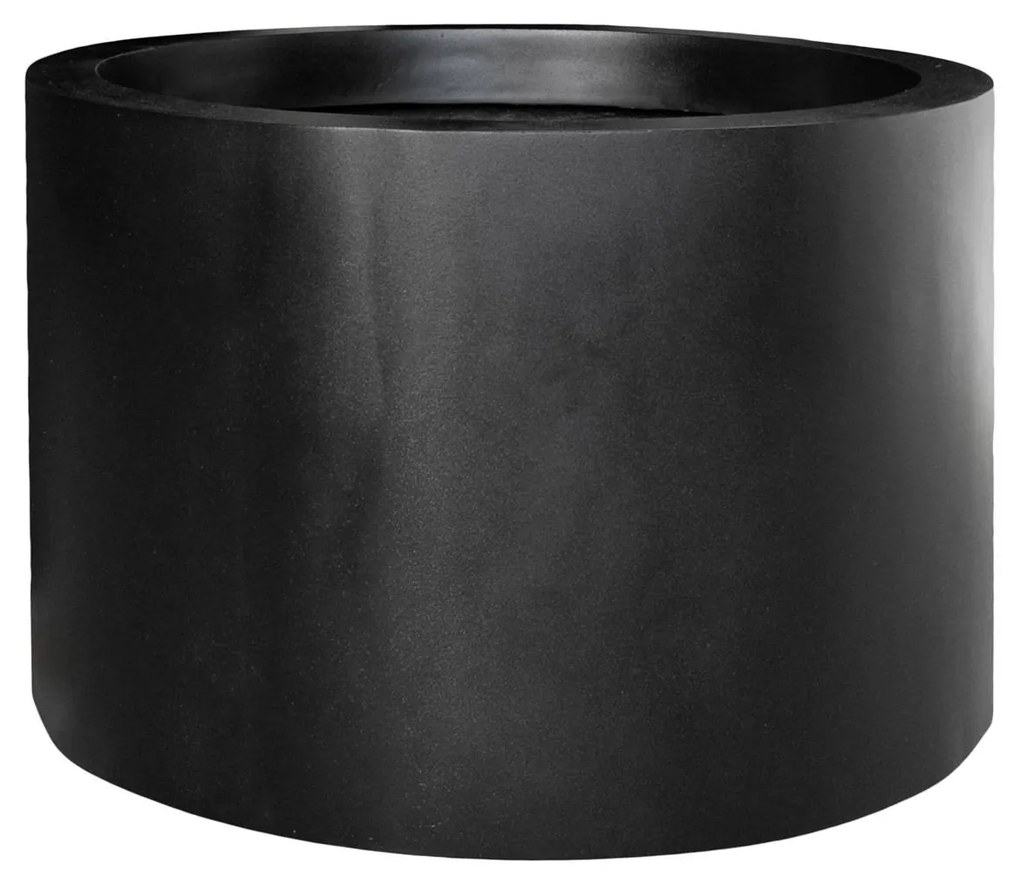 Ghiveci Jumbo Max inaltime medie, culoare negru, marimi multiple - PotteryPots mărimea: M - v. 50 cm, ⌀ 70 cm