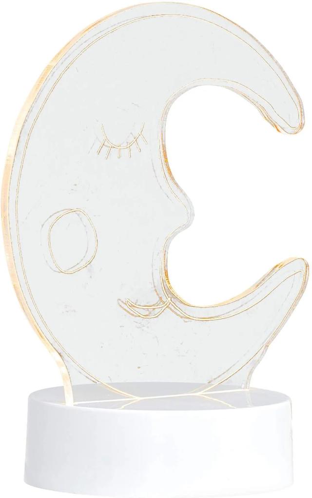Veioza Luna din Plastic Clear - Plastic Transparent Lungime(17cm) x Inaltime(21 cm)