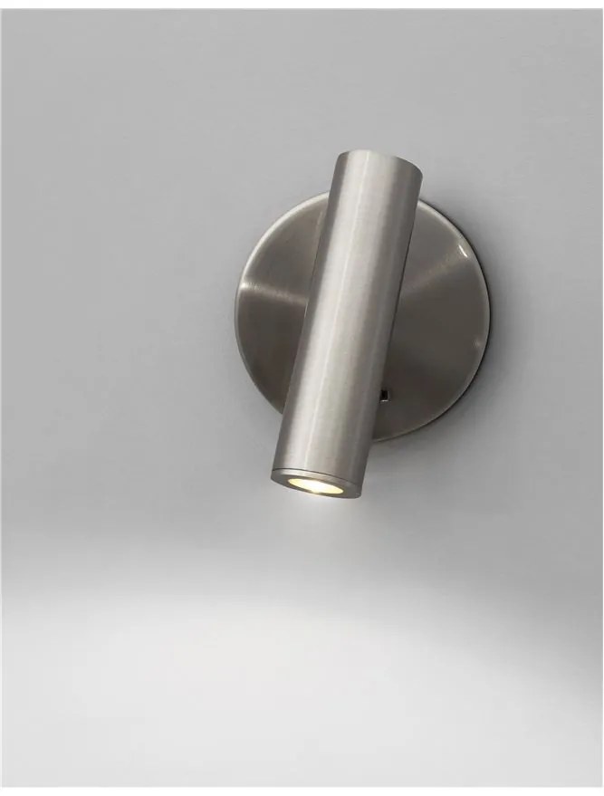 Aplica LED cu spot directionabil design minimalist Laredo crom NVL-8140522