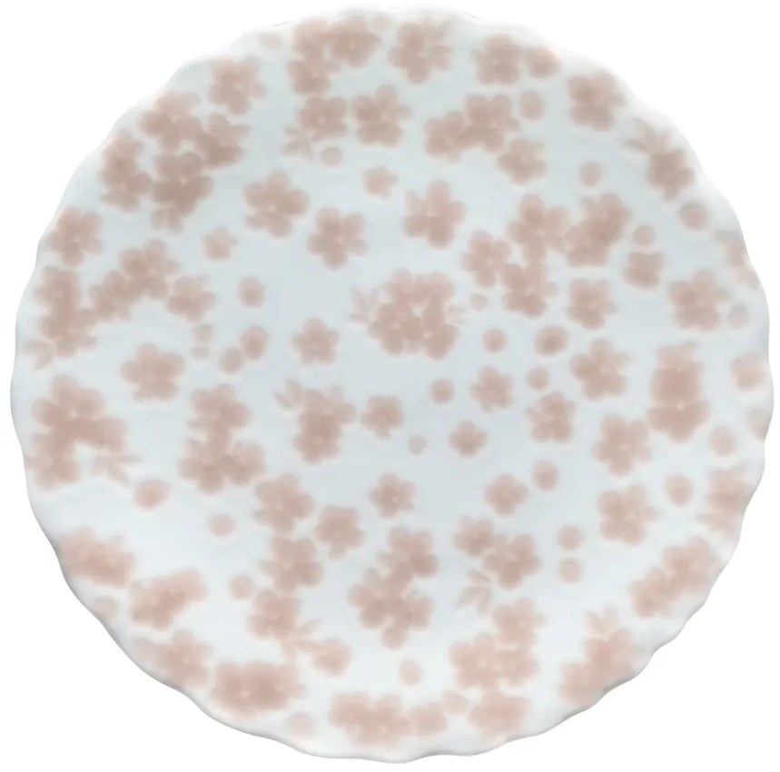 Mini farfurie roz 13 cm Colecția Slåpeblom - Wik & Walsøe