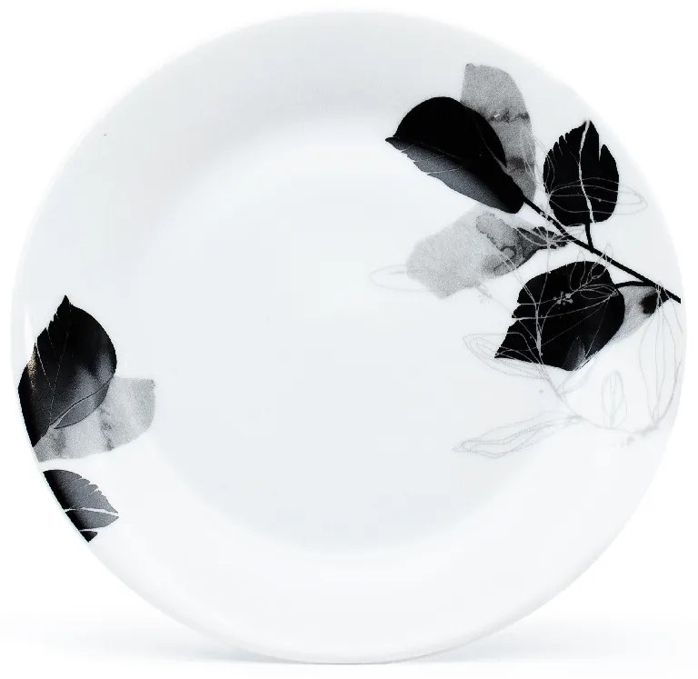 Set de masă din 18 piese Arôme Home Tei, alb extra