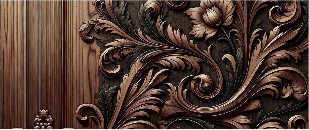 Tablou - Model din lemn (120x50 cm)