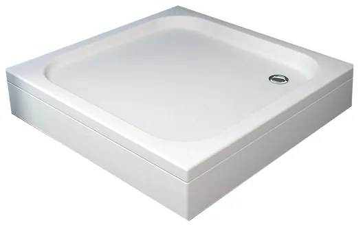 Cabina dus sticla securizata cu cadita de dus inclusa, 80x80 cm, Sanswiss, Ocelia 800x800 mm