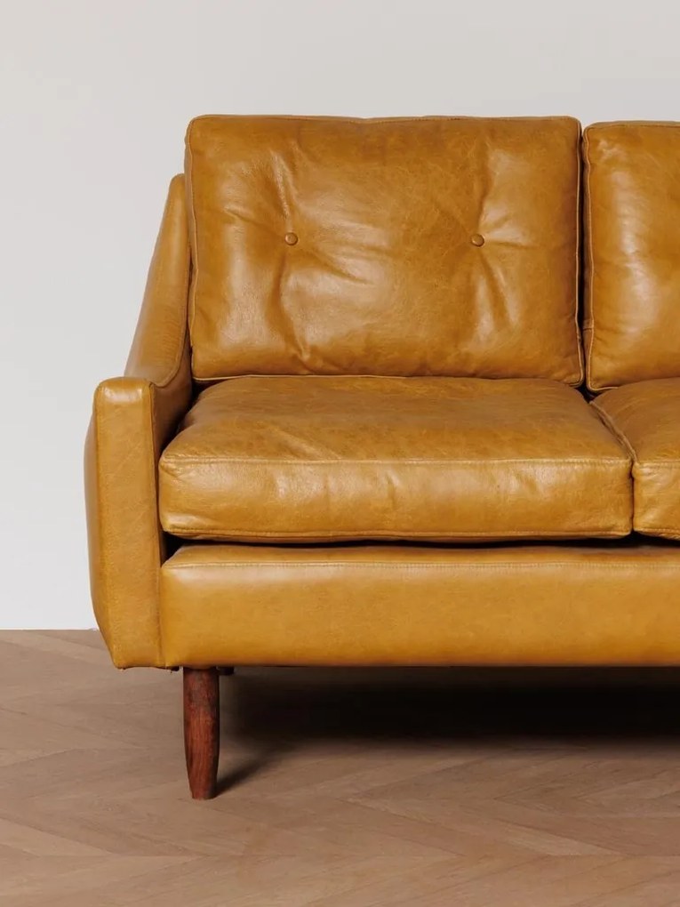 Canapea premium, 2 locuri, piele naturala, Cambridge