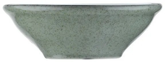 Set de masă, 24 piese, verde, din porțelan