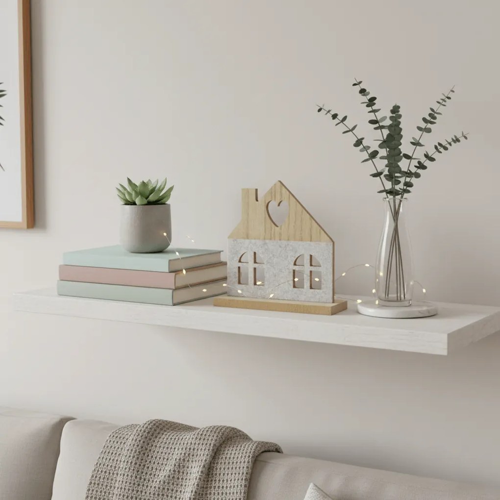 Casuta decorativa de lemn HEARTLY 14 cm