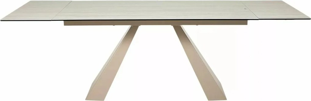 Masa extensibila Salvadore Ceramic bej mat/cașmir L160-240xl90 cm