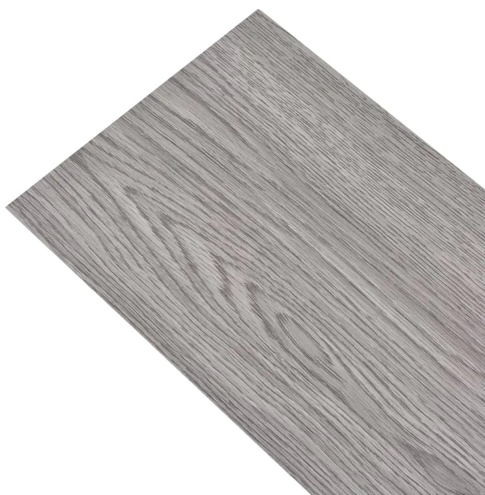 245176 vidaXL Plăci de pardoseală autoadezive, gri închis, 5,02 m², 2 mm, PVC