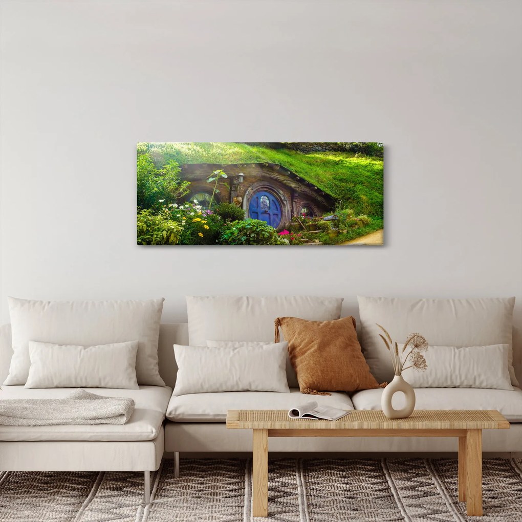 Tablou - Orasul Hobitin (120x50 cm)