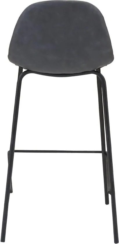 Scaun de Bar Zara - Metal Maro Inchis Lungime(45 cm) x Latime(45 cm) x Inaltime(86.5 cm)