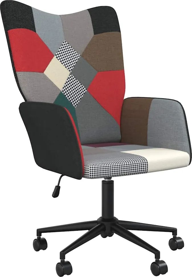 vidaXL Scaun de relaxare, material textil, petice