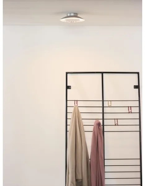 Lucide 79177/06/14 - LED plafoniera FOSKAL LED/6W/230V 21,5 cm argintiu