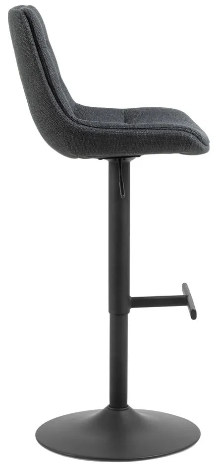 Scaun de bar gri cu înălțime ajustabilă (înălțime șezut 65 cm) Adisa – Actona