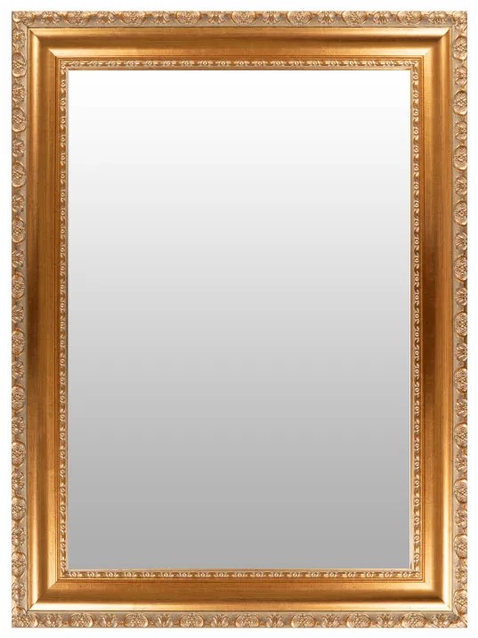 Oglinda dreptunghiulara cu rama din polistiren aurie Sirius, 78,7cm (L) x 58,7cm (W) x 3cm (H)