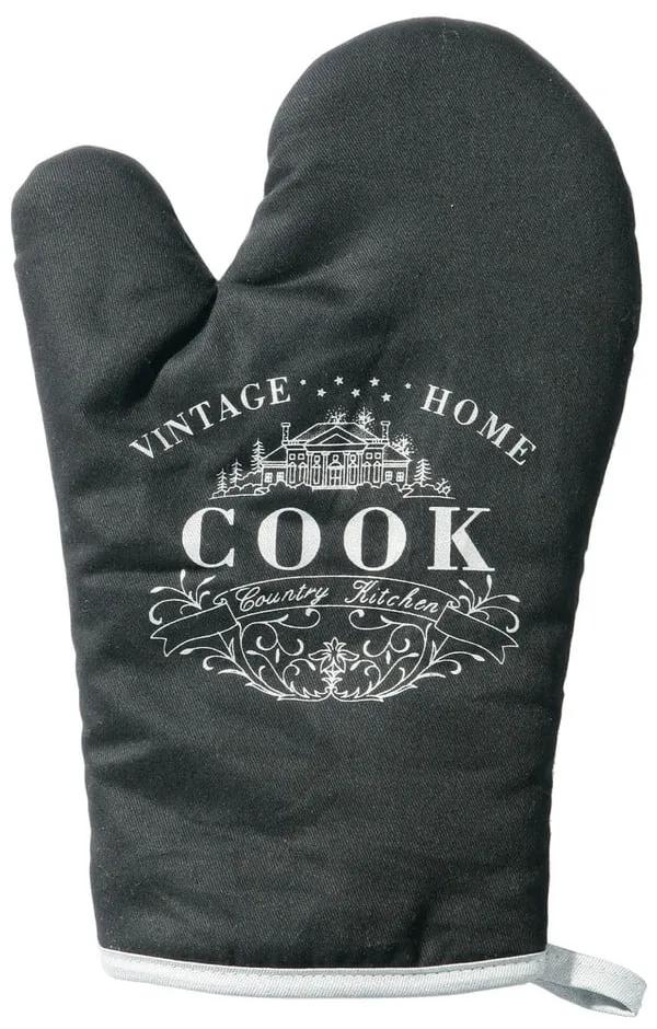 Mănuşă de bucătărie Premier Housewares Vintage Home, negru