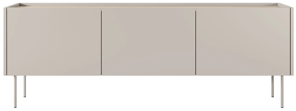 Comodă TV Desin 170 cm cu picioare metalice - casmir / stejar Nagano