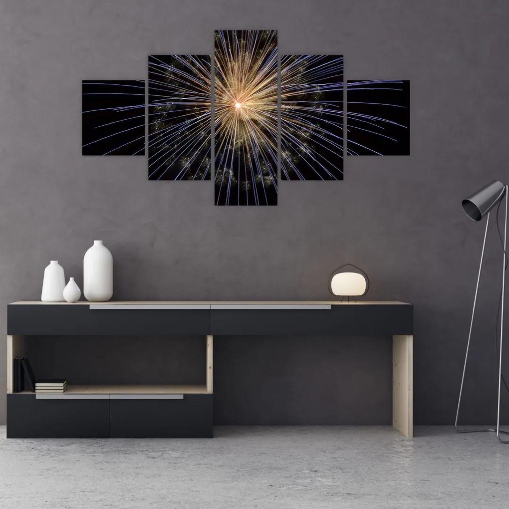 Tablou cu artificii (125x70 cm), în 40 de alte dimensiuni noi