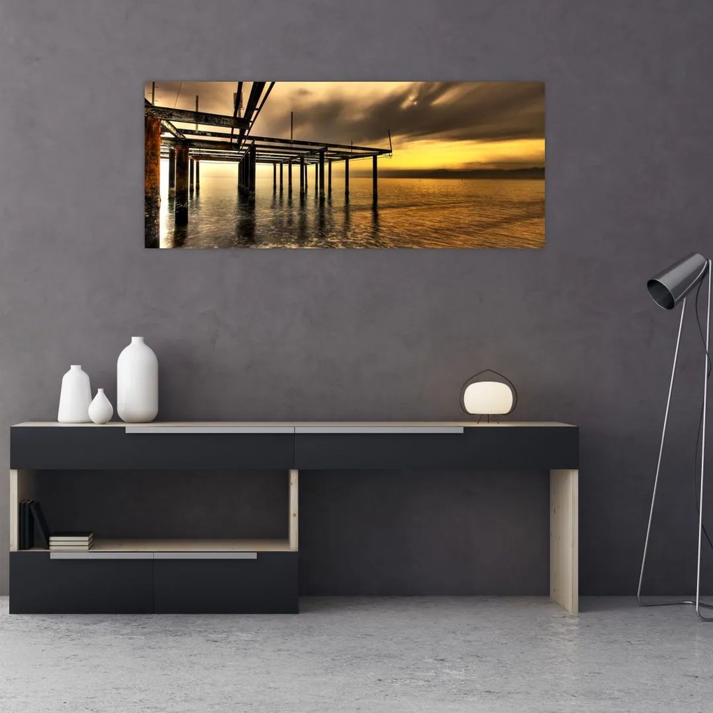 Tablou - Arhitectura la mal (120x50 cm)