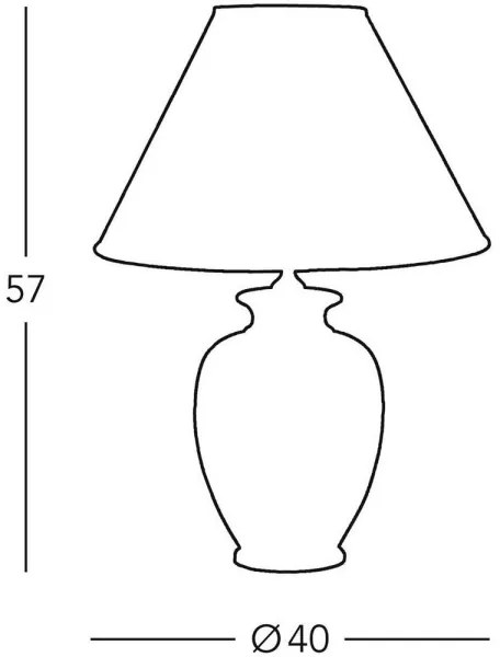 Lampă de masă GIARDINO 1xE27/100W/230V Kolarz 0014.74