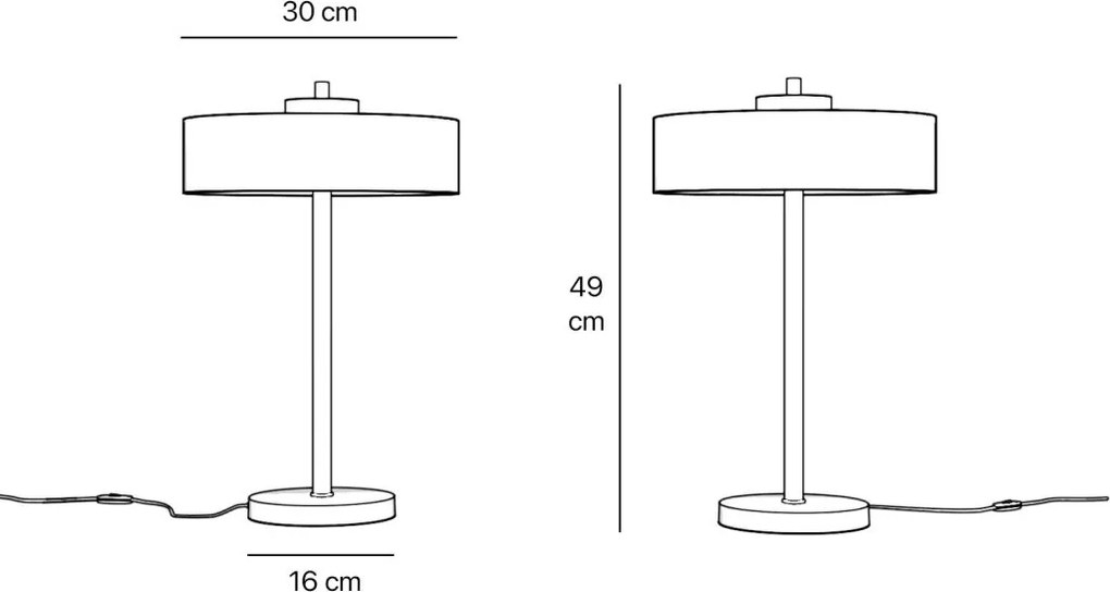 Veioza, Lampa de masa din alama Elegant Design