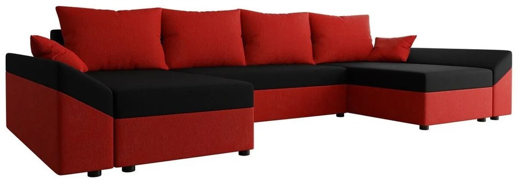 Colțar Memphis 105Cutie de pat, 316x138x82cm, 108 kg, Picioare: Plastic