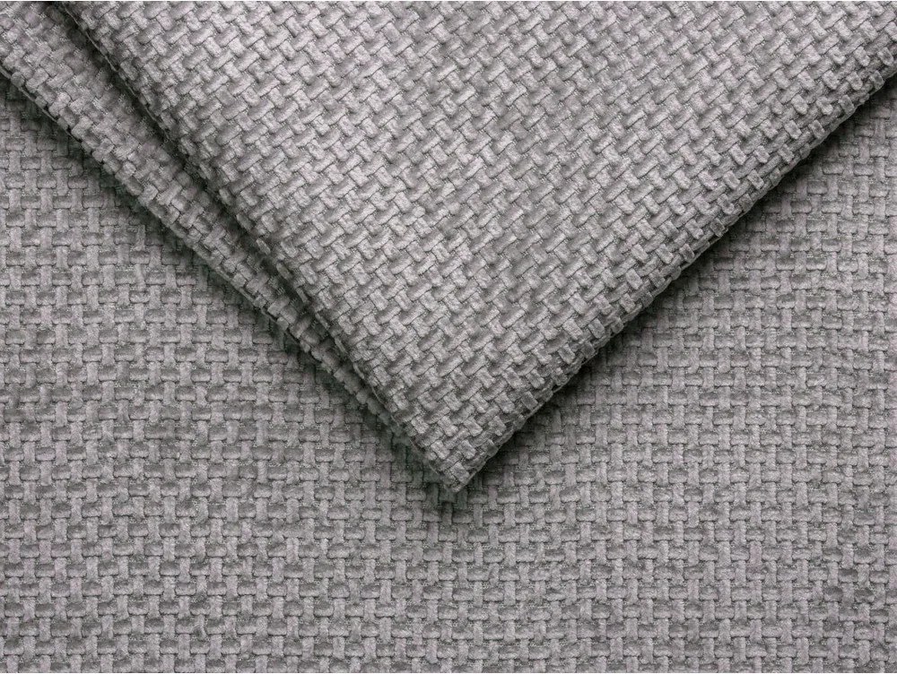 Pat matrimonial gri tapițat fără tăblie 160x200 cm Whale – Micadoni