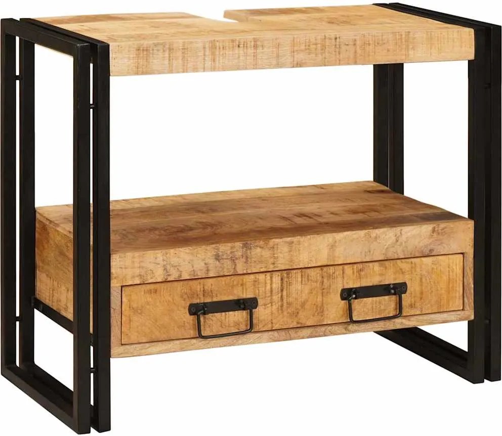 vidaXL Dulap pentru toaletă Maro 71 x 33 x 58 cm Lemn de mango solid