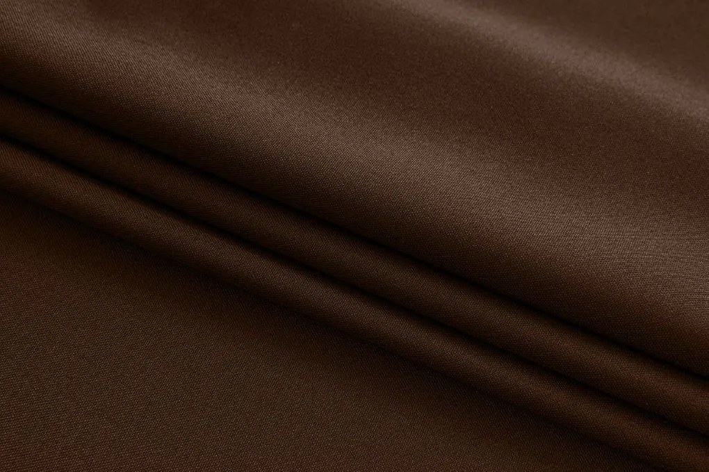 Draperie maro inchis cu rejansa OXFORD 140x250 cm