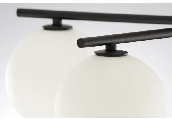 Jupiter 2049 - Lustră aplicată PRATO 5xG9/14W/230V negru/alb