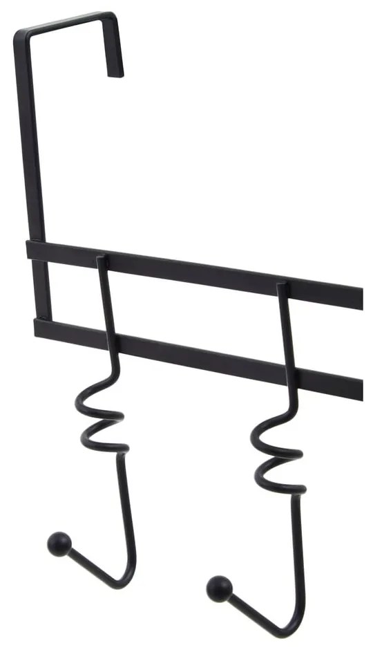 Cuier de ușă negru din metal 46 cm Jaxen – Premier Housewares