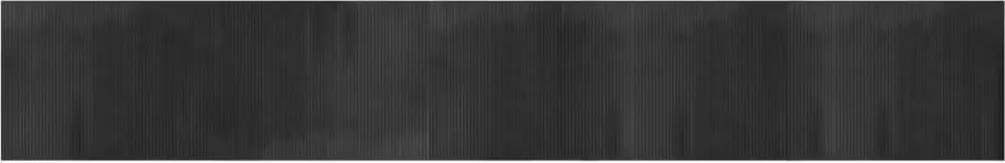 vidaXL Covor dreptunghiular, gri, 80x500 cm, bambus