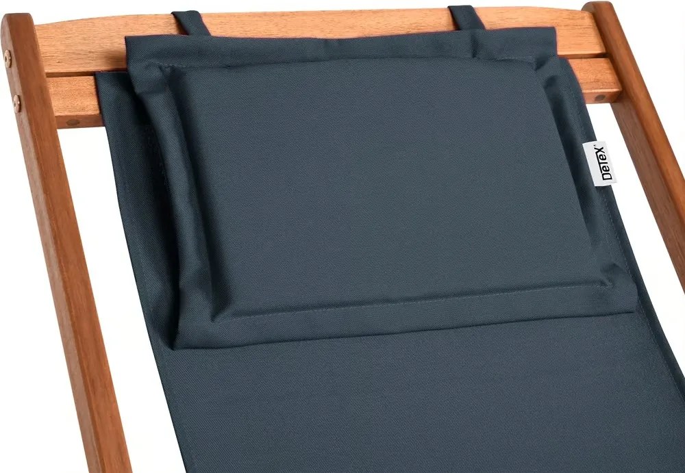 Șezlong de grădină SIENA, 94x60x94cm, antracit Jurhan