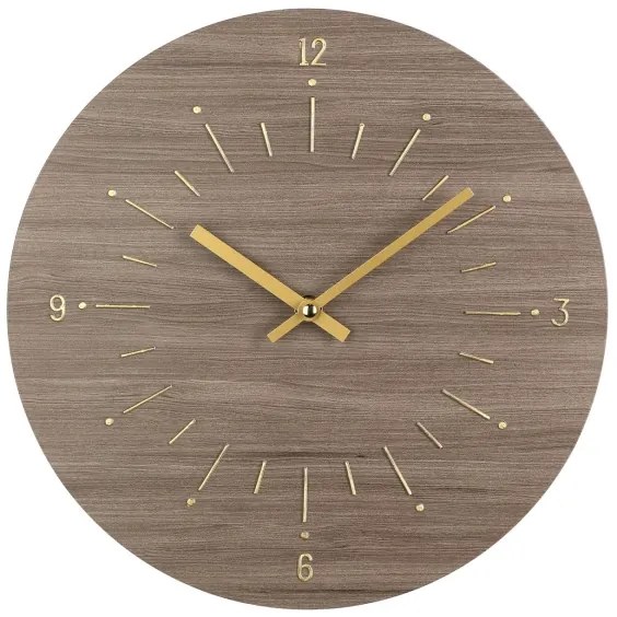 Ceas de perete Eglo 425508 TAKAHAGI 1xAA d. 30 cm maro