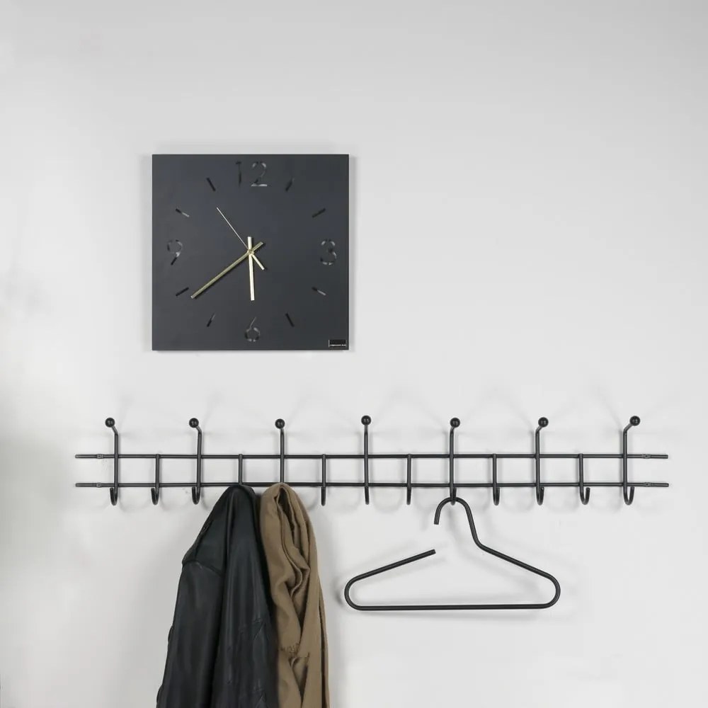 Cuier de perete negru din metal 119 cm Barato – Spinder Design