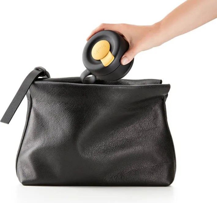 Cana pliabila Lekue On The Go 1010232, 350 ml, -20/+100 °C, Inchidere ermetica si etansa, Gri