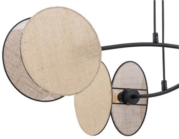 Lustră pe cablu MOTIF 4xE14/10W/230V bej