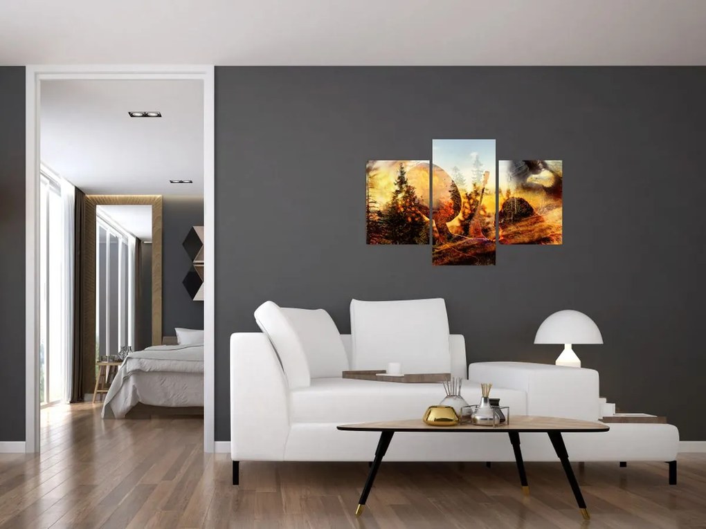 Tablou - Motiv șamanic (90x60 cm)