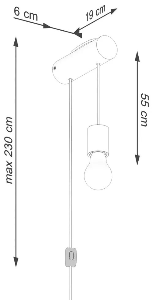 Aplică de perete în culoare naturală Arcadia – Sollux