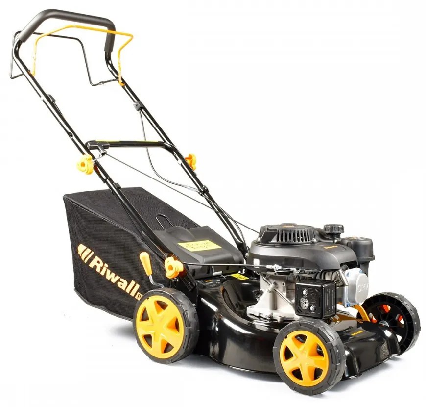 Riwall PRO RPM 4234 mașină de tuns iarba autopropulsată, multifuncțională cu motor pe benzină 2 în 1