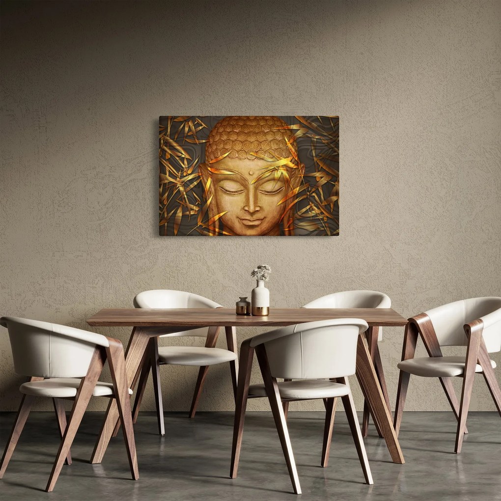 Tablou - Buddha de aur (90x60 cm)
