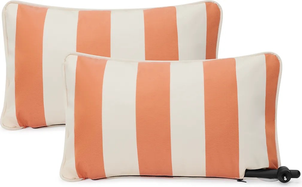 Set cotiere Paletti, culori multiple - Fatboy Culoare: portocaliu-crem cu dungi
