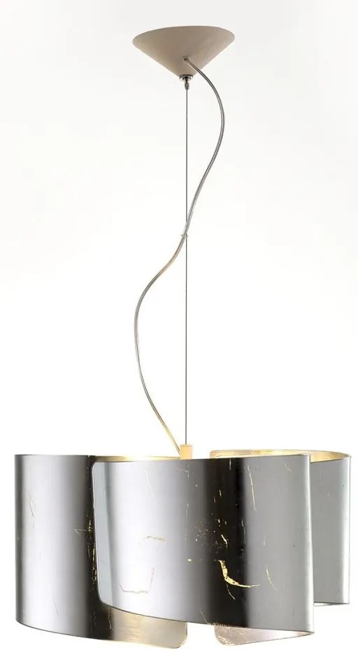 Lustra suspendata design modern Agata argintiu/alb 18233/00 TN